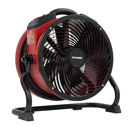 X-39AR 1/4 HP 2100 CFM Variable Speed Sealed Motor Ventilation Commercial Fan MPN:X-39AR-Red