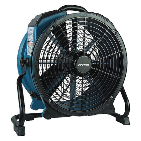 Axial Fan, 1/3HP, Timer, Power Outlets, 115, 3600 cfm, 9.8 W. MPN:X-47ATR