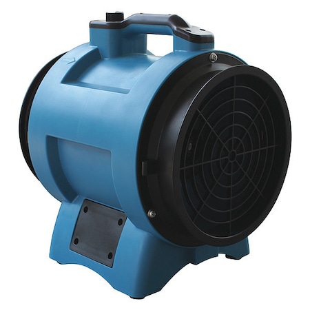 Industrial Confined Space Ventilator Fan, 8 in, 1/3 HP, 1200 CFM, 2.5A, Variable Speed MPN:X-8