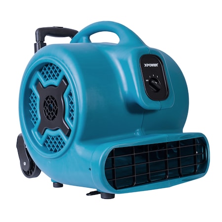 Air Mover W/ Telescopic Handle and Wheels, 1 HP, 3600 CFM, 8.5 Amps, 4 Positions, 3 Speeds MPN:X-830H