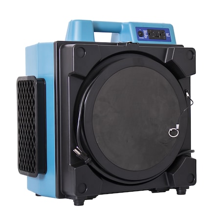 HEPA Air Scrubber W/ Built-In GFCI Power Outlets, Hour Meter and 3-Stage Filter System, 2/3 HP, 750 CFM, 4.5 Amps, Variable Speed MPN:X-4700AM