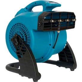XPOWER Portable 3 Speed Outdoor Cooling Misting Fan 600 CFM 1400 RPM 138W 1.2A 60Hz 115V Blue FM-48