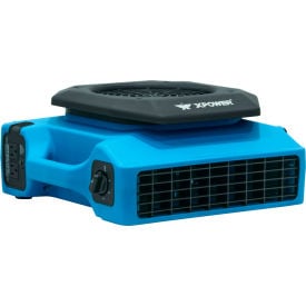 XPOWER® Low Profile Air Mover Floor Fan Carpet Dryer w/Built-in Power Outlets 1/8 HP650 CFM PL-650A