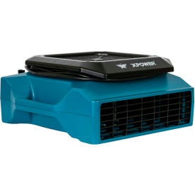 XPOWER Sealed Motor Low Profile Air Mover With GFCI Power Outlets 5 Speed 1/3 HP 1150 CFM XL-730A