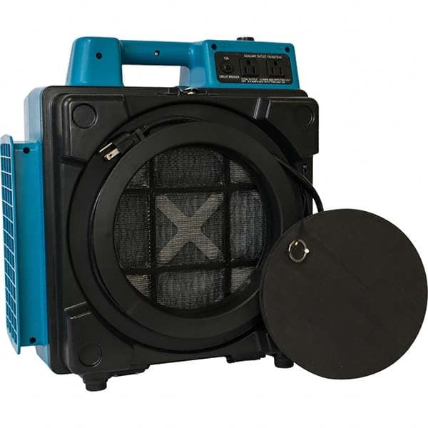 Self-Contained Portable Air Cleaner: 550 CFM, HEPA Filter MPN:X-2480A-BLUE