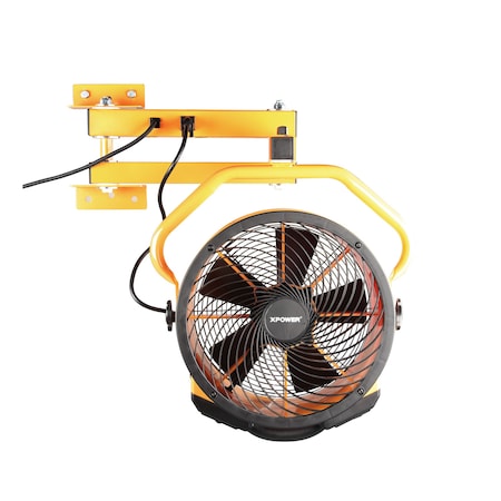 2100 CFM, 4 Speed, 14in Warehouse, Dock, Trailer Cooling Fan, Built-in 3-Hour Timer MPN:FA-300K