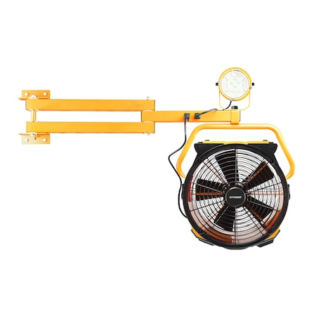 3600 CFM 5 Speed 18in Warehouse, Dock, Trailer Cooling Fan with Built-in 3-Hour Timer MPN:FA-420K2