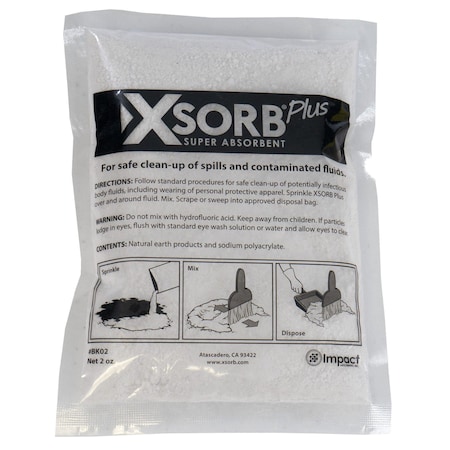 Plus Absorbent, 2 oz. Bag, PK24 MPN:BK02-24