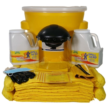 Spill Kit, Caustic Neutralizer, 20 gal. MPN:XKD20B