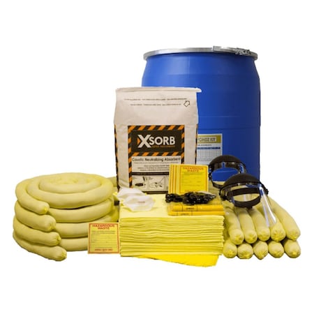 Spill Kit, Caustic Neutralizer, 55 gal. MPN:XKD550B