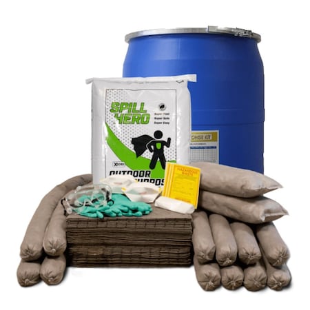 Spill Kit, Outdoor, 55 gal. MPN:XKD550D