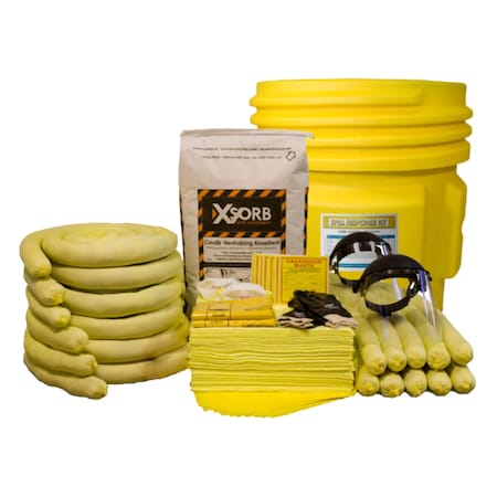 Spill Kit, Caustic Neutralizer, 65 gal. MPN:XKD65B