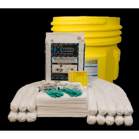 Spill Kit, Oil-Only Select, 65 gal. MPN:XKD65S