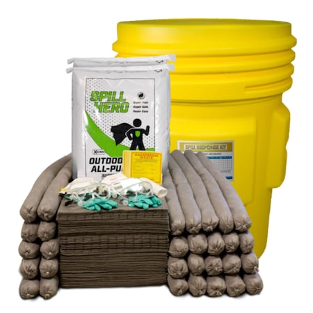 Spill Kit, Outdoor, 95 gal. MPN:XKD95D