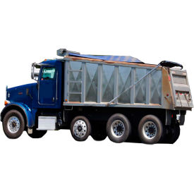 Xtarps MT-DT-752000 Dump Truck Tarp Heavy Duty Industrial Grade 7.5'W x 20'L Black MT-DT-752000