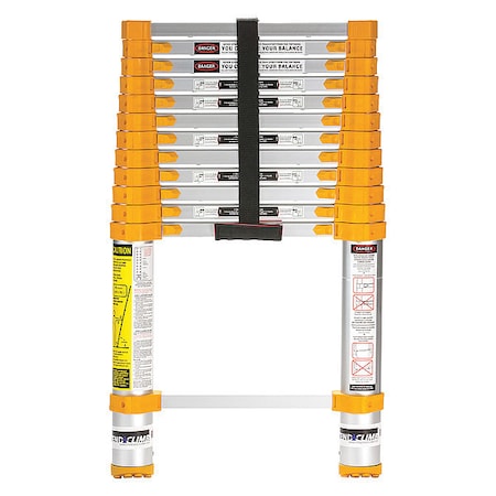 Aluminum Telescoping Extension Ladder, 250 lb Load Capacity MPN:770P+