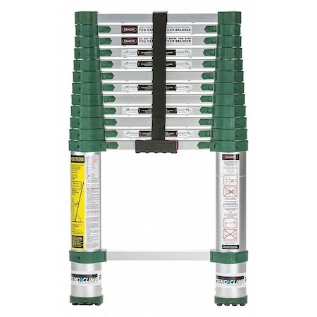 Aluminum Telescoping Extension Ladder, 300 lb Load Capacity MPN:780P+