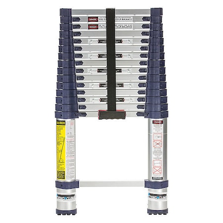 Aluminum Telescoping Extension Ladder, 250 lb Load Capacity MPN:785P+