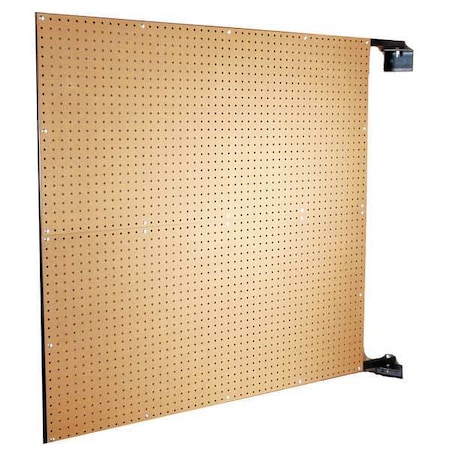 48 In. W x 48 In. H x 1-1/2 In. D Wall Mount Double-Sided Swing Panel Pegboard MPN:D1