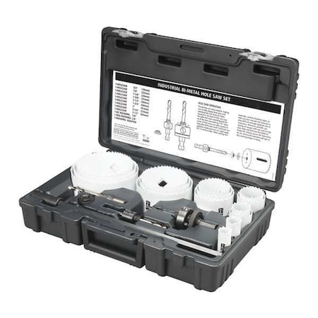 Industrial Bi-Metal Hole Saw Kit, 20 pcs. MPN:D9599