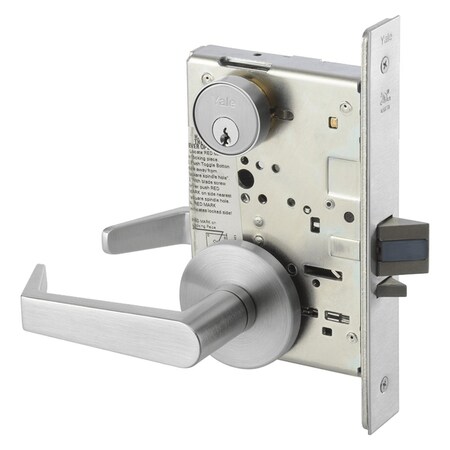 Mortise Storeroom Lock, AUR Trim, Satin Chrome MPN:AUR8805FL 626