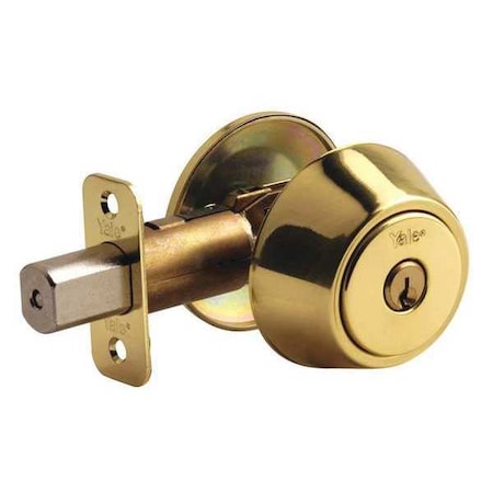 Deadbolt, Polished Brass, Heavy-Duty MPN:D981301