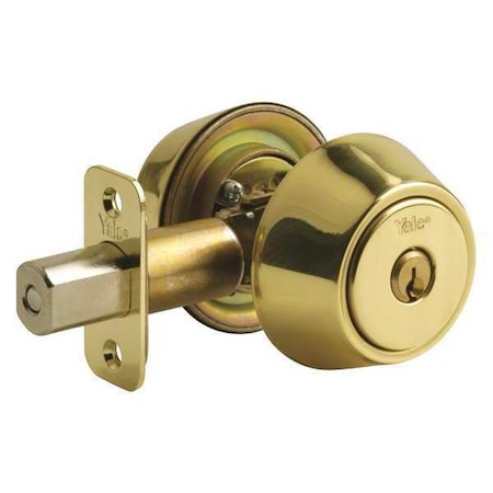 Deadbolt, Brass, Double, 6Pins, Metal, 2 Keys MPN:D982301