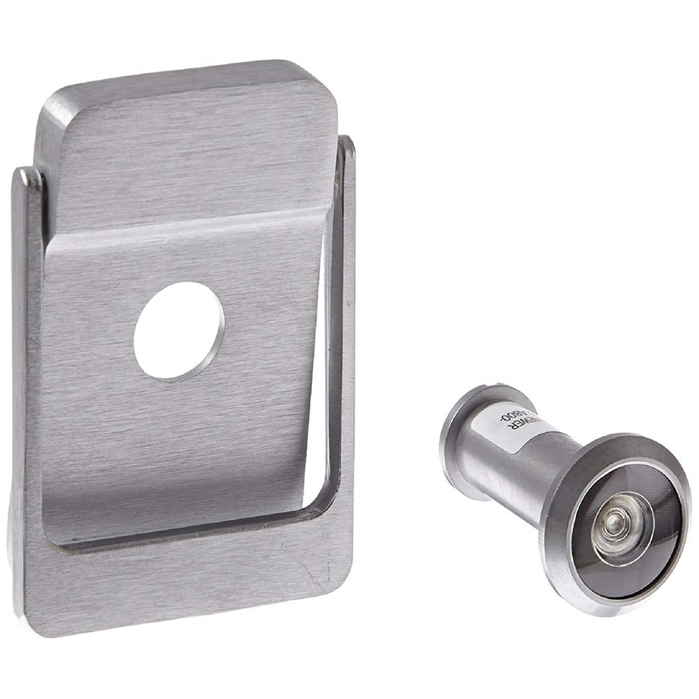 Peepholes; Material: Cast Brass ; Style: Door Viewer ; Viewing: 190 deg. Door Viewer ; Finish Coating: Satin Chrome ; UNSPSC Code: 31162800 MPN:085876