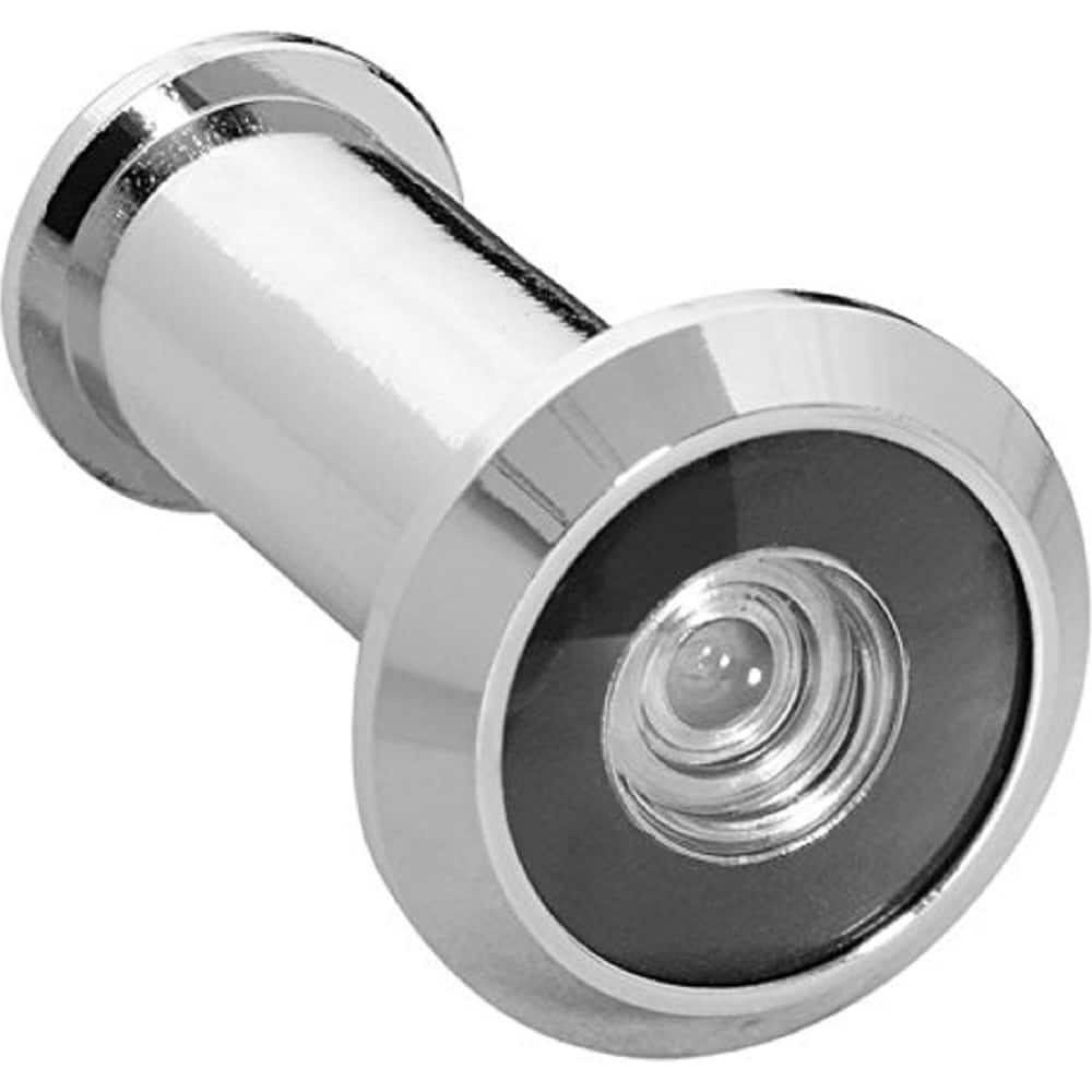 Peepholes; Material: Brass ; Style: Door Viewer ; Viewing: 190 deg. Door Viewer ; Finish Coating: Bright Chrome ; Type: Yes ; UNSPSC Code: 31162800 MPN:085880