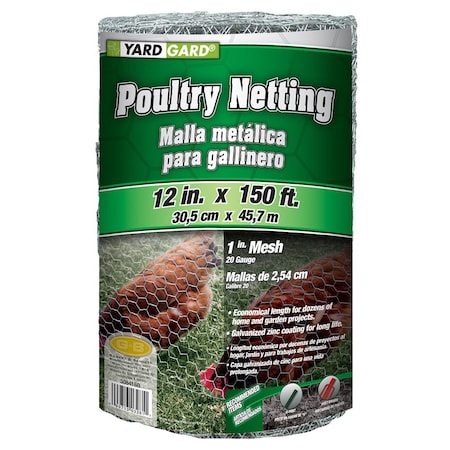 Poultry Netting, 20 ga., 1