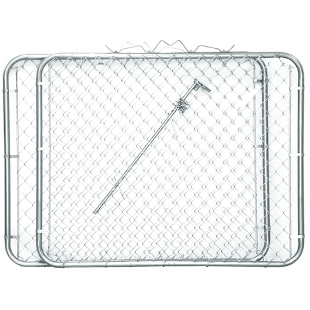 Drive Gate, Galvanized, 2-Panels, 10x4 ft. MPN:328402A