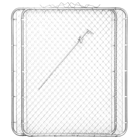 Drive Gate, Galvanized, 2-Panels, 10x6 ft. MPN:328404A