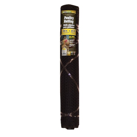 Poultry Netting, Plstc, Grn, 3 ft.x25 ft. MPN:889241A