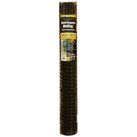 Multi-Purpose Netting, 2 ft.X25 ft., Blk MPN:889522A
