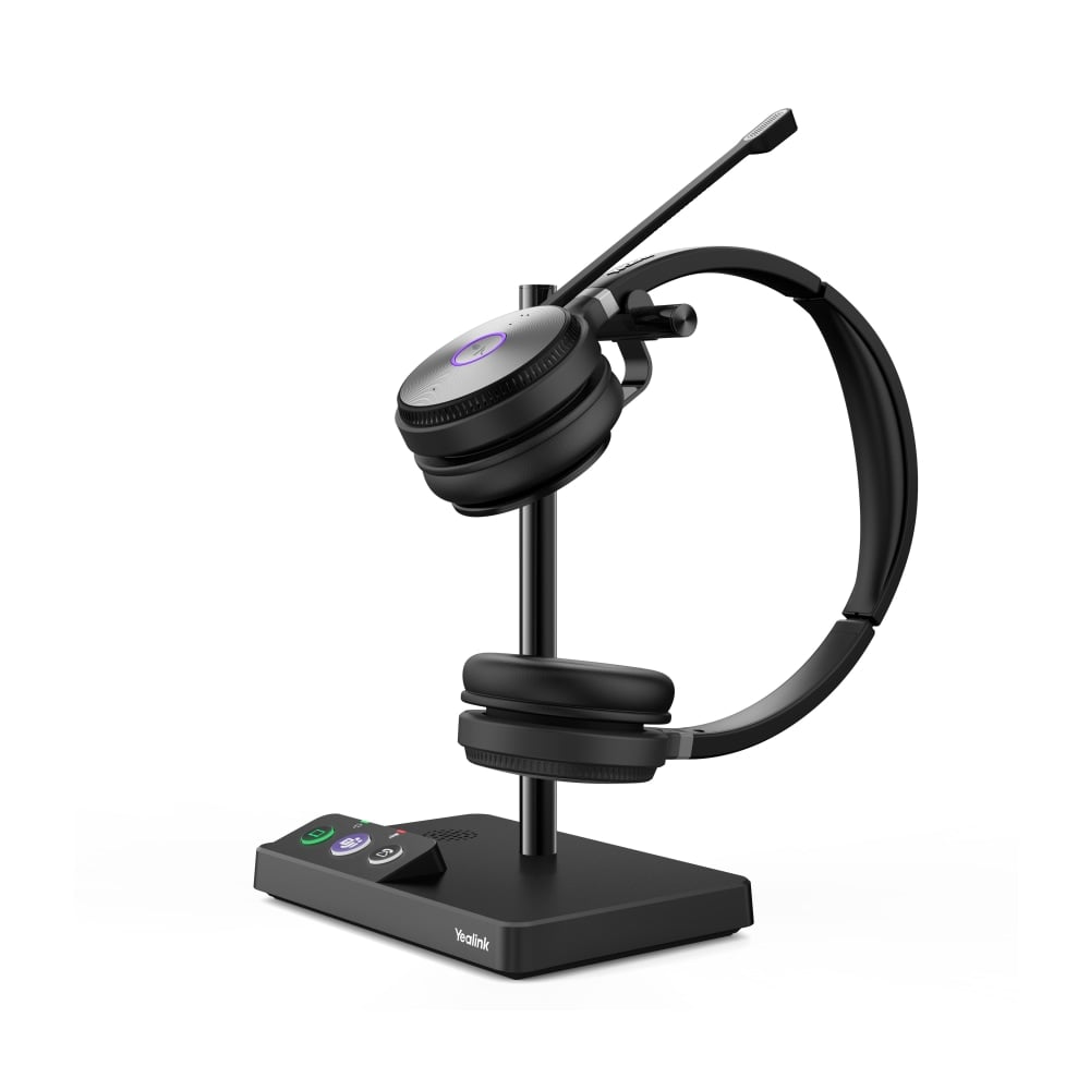 Yealink Wireless Dual Teams Headset, Black, YEA-WH62-DUAL-TEAM MPN:YEA-WH62-DUAL-TEAM