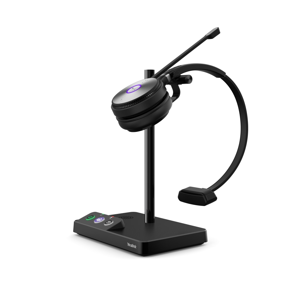 Yealink WH62 Mono UC On-Ear Wireless Headset, Black MPN:YEA-WH62-MONO-UC