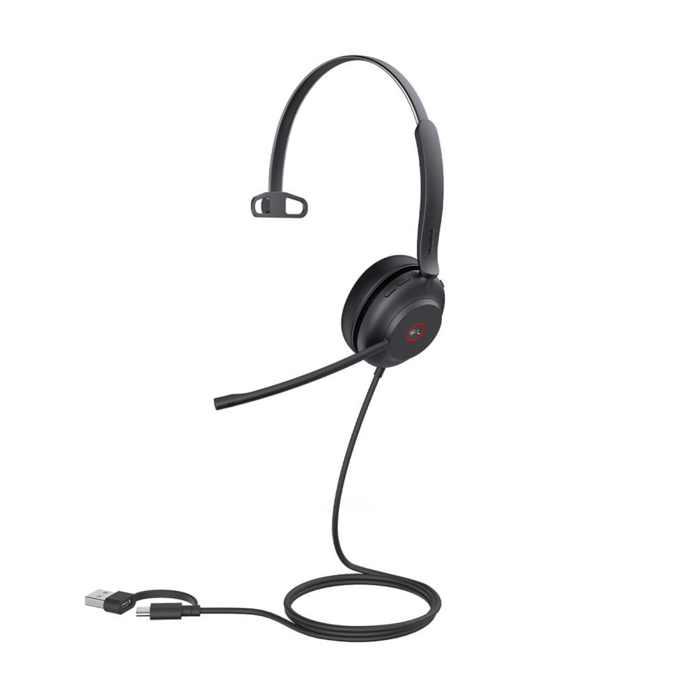 Yealink UH37 Mono Teams USB-C/A Headset, Black MPN:1308142