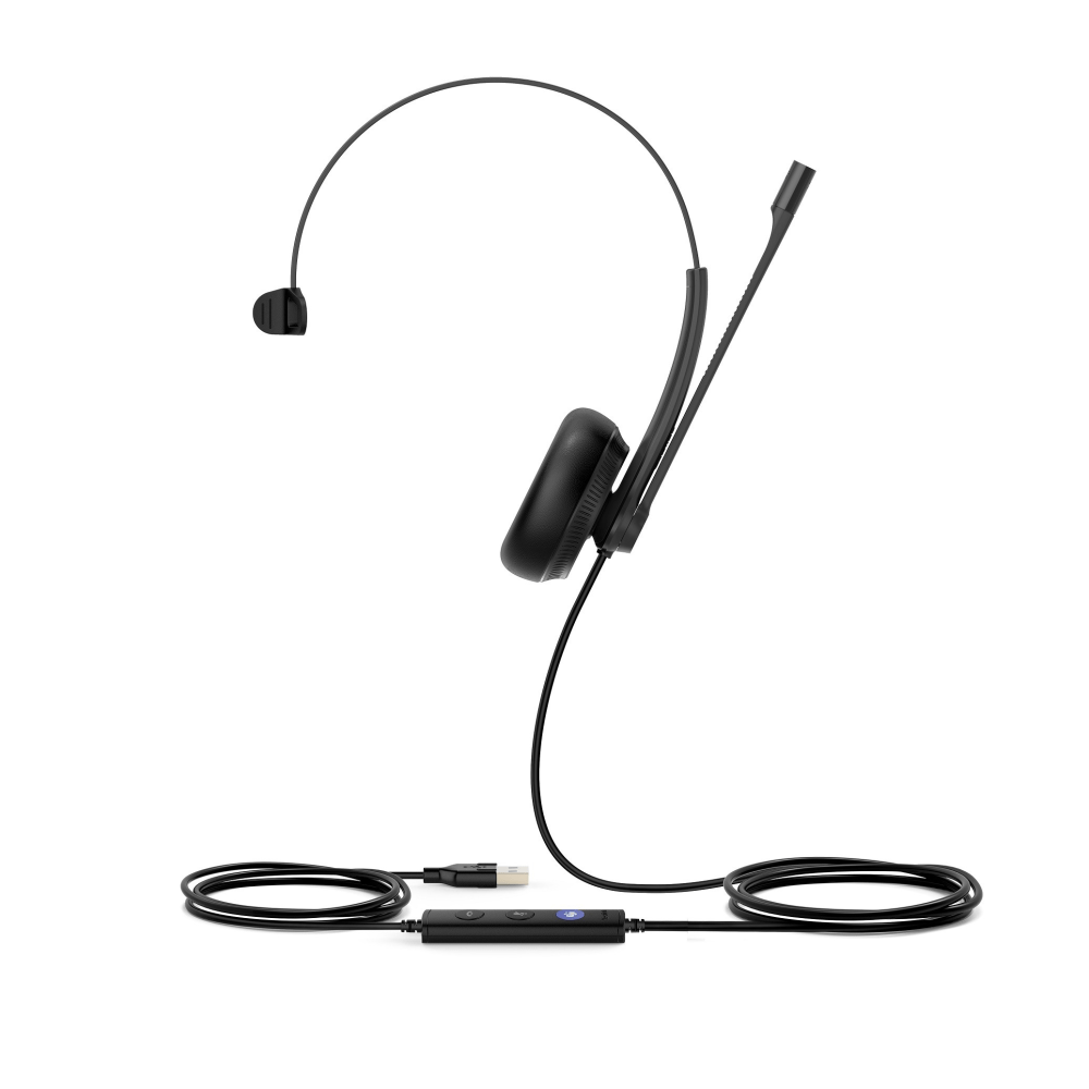 Yealink Mono UC USB Wired Headset, Black, YEA-UH34-MONO-UC MPN:YEA-UH34-MONO-UC