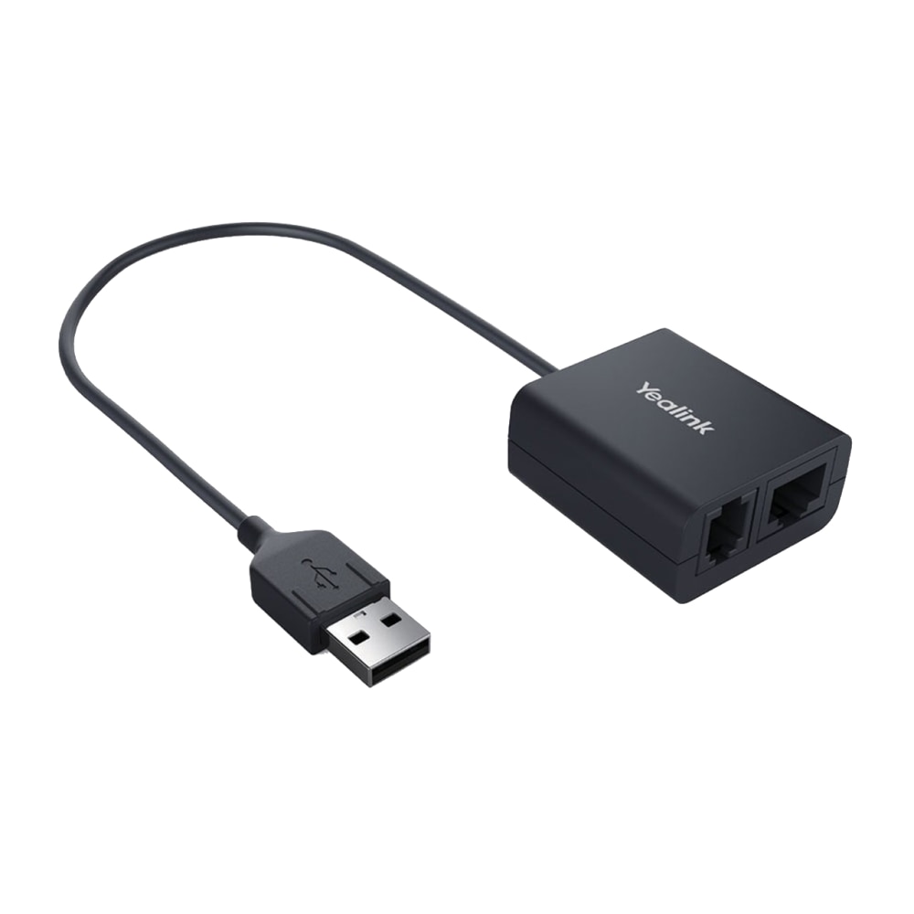 Yealink EHS40 USB Headset Adapter, Black, YEA-EHS40 MPN:YEA-EHS40