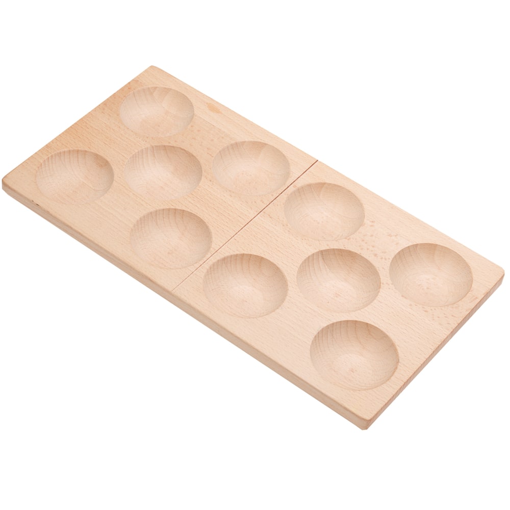 Yellow Door 10-Frame Domino Tray, Brown, Pre-K To 1st Grade MPN:YUS1164
