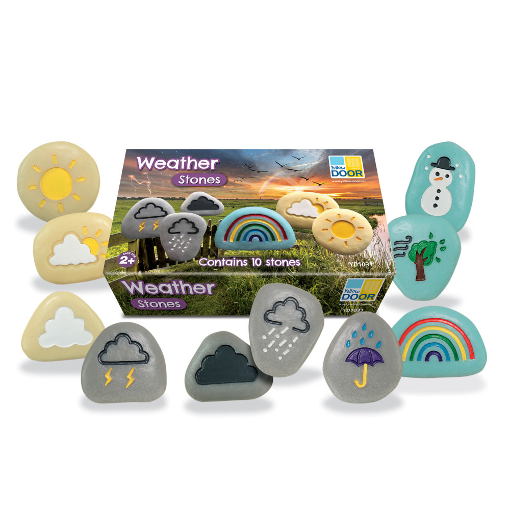 Yellow Door Weather Stones, Grade Pre-K To K, Set Of 10 Stones MPN:YUS1031