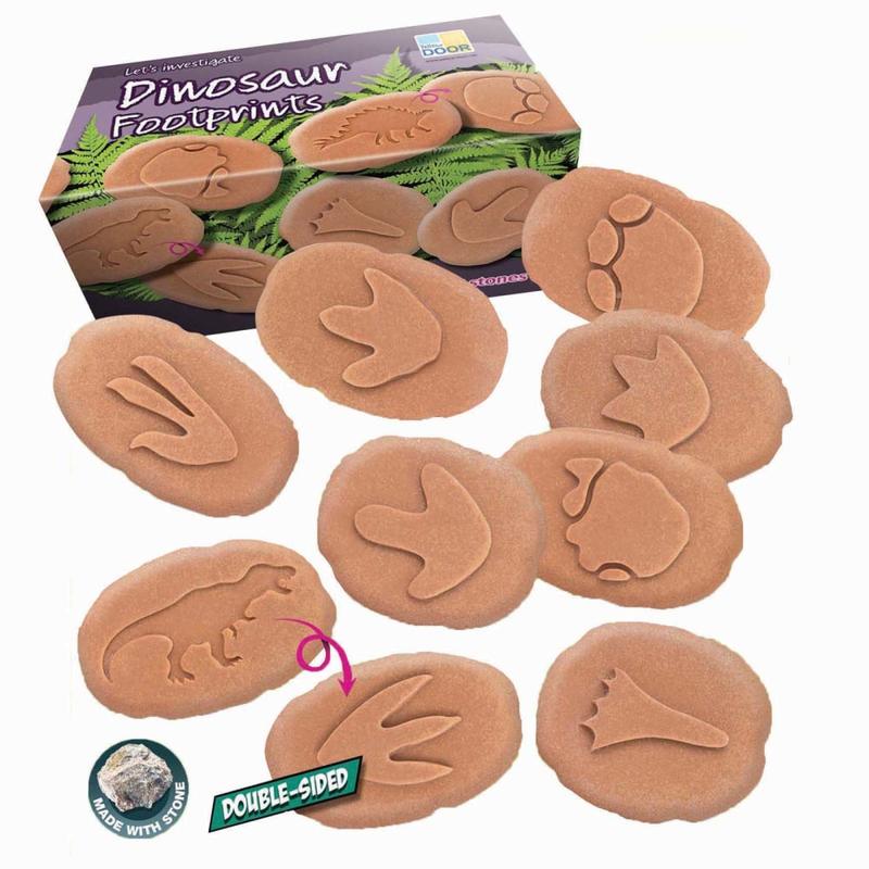 Yellow Door Lets Investigate Dinosaur Footprints, Pack Of 8 Stones MPN:YUS1086