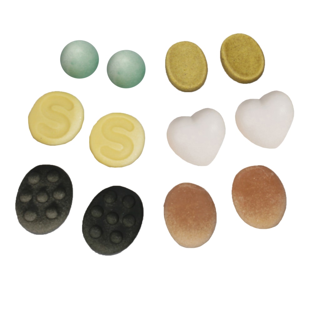 Yellow Door Sensory Worry Stones, Multicolor, Set Of 12 Stones MPN:YUS1118