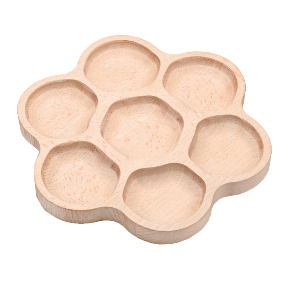 Yellow Door Natural Flower 6-Section Tactile Tray, Brown, Pre-K To 1st MPN:YUS1162