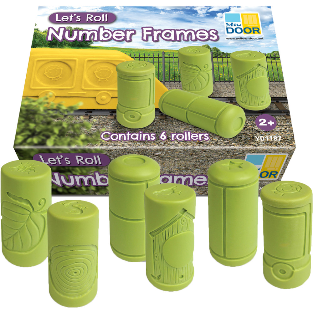 Yellow Door Lets Roll Roller Set, Number Frames, Pre-K - Grade 1 MPN:YUS1187