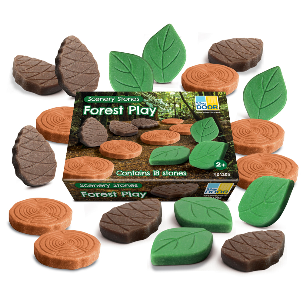 Yellow Door Scenery Stones, Forest, Set Of 18 Stone Figures MPN:YUS1205