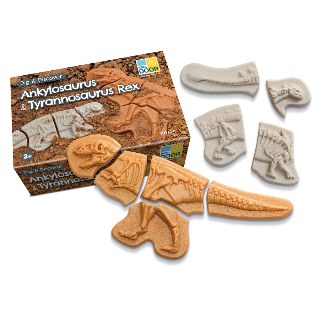 Yellow Door Dig and Discover, Ankylosaurus & Tyrannosaurus Rex MPN:YUS1227