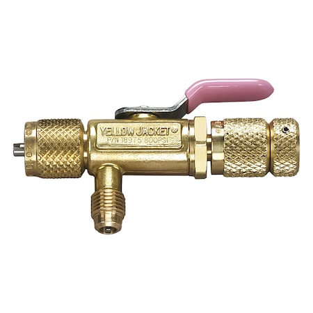 Valve Core Remover, 8 1/4 in L, Brass MPN:18986