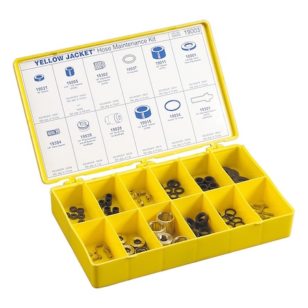 Hose Maintenance Kit, 11 in L, Yellow MPN:19003