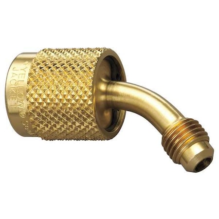 Quick Coupler, Low Loss, 1/4 In MxF, 45 Deg MPN:19208